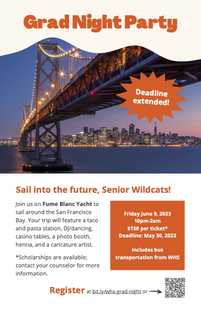 Grad Night Poster-English
