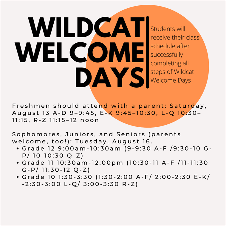 Wildcat Welcome Days