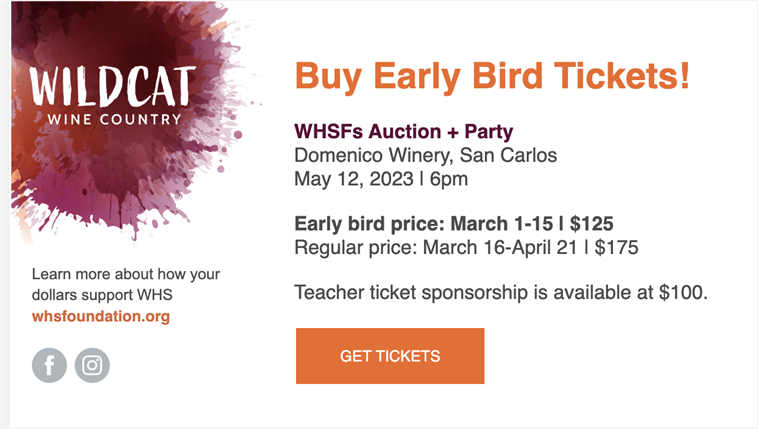 early bird tickets