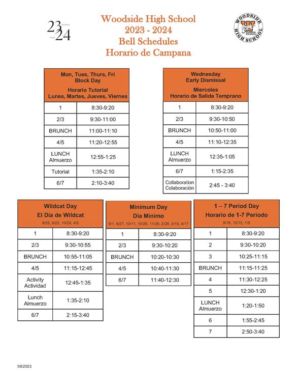 Bell Schedule-Updated